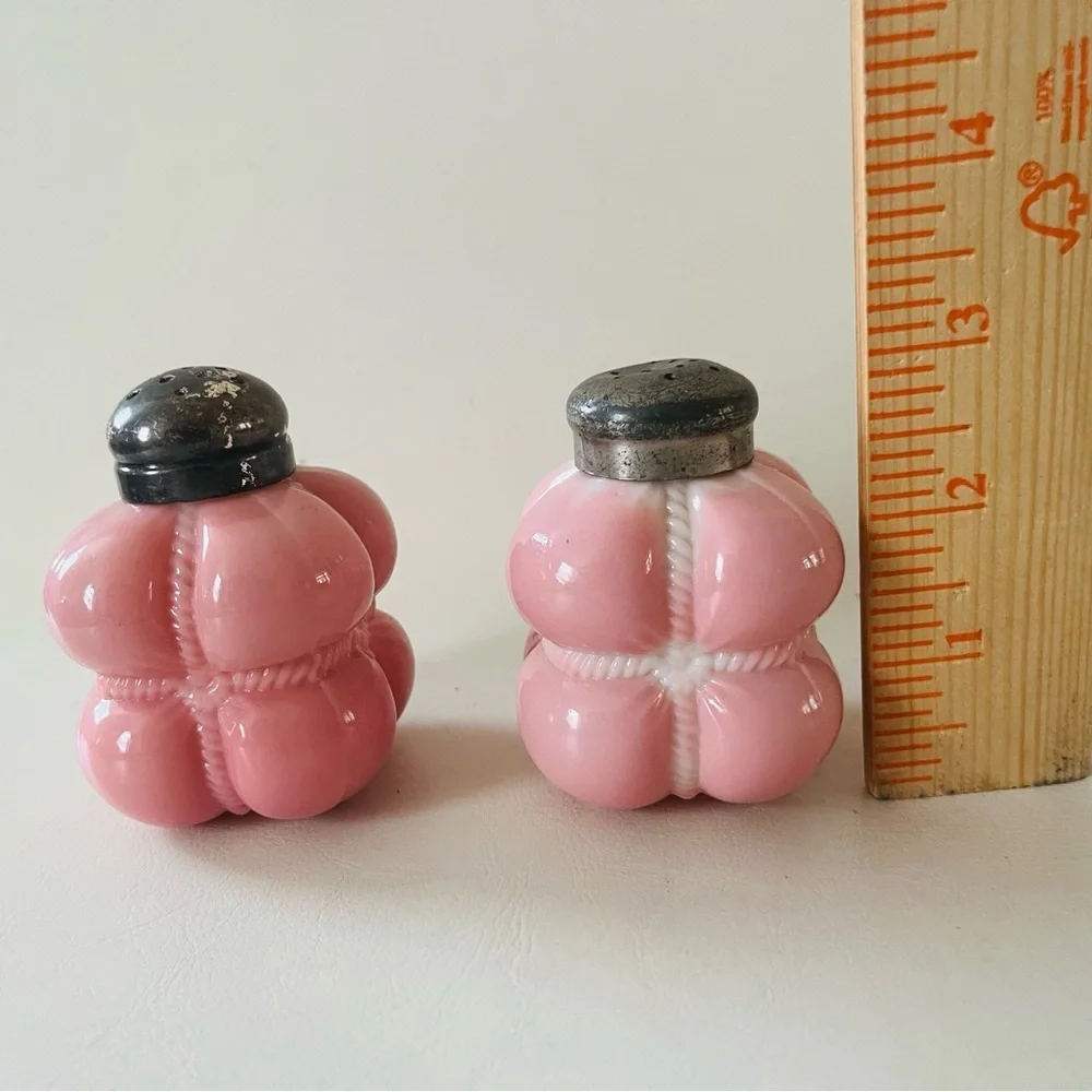 Vintage Consolidated Glass Fostoria Salt Pepper Shakers